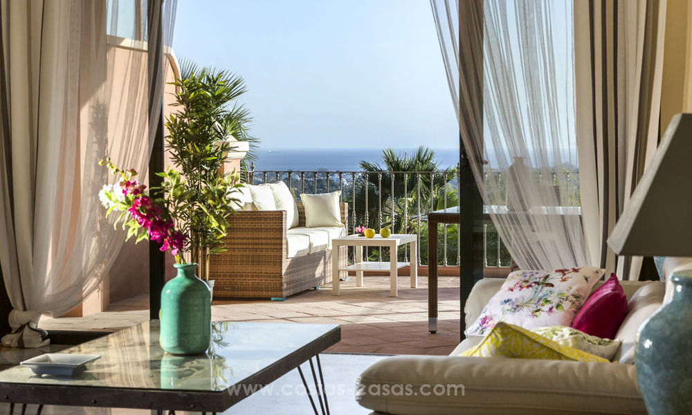 Appartements de luxe à vendre à Benahavis - Marbella avec belles vues dur mer. Offre spéciale! DERNIER APPARTEMENT 5061