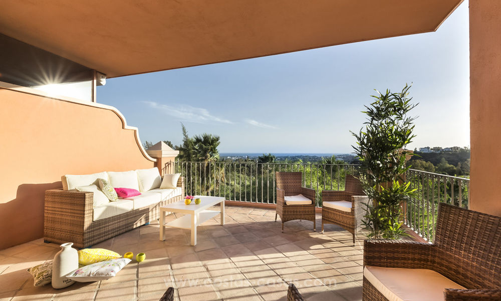 Appartements de luxe à vendre à Benahavis - Marbella avec belles vues dur mer. Offre spéciale! DERNIER APPARTEMENT 5062