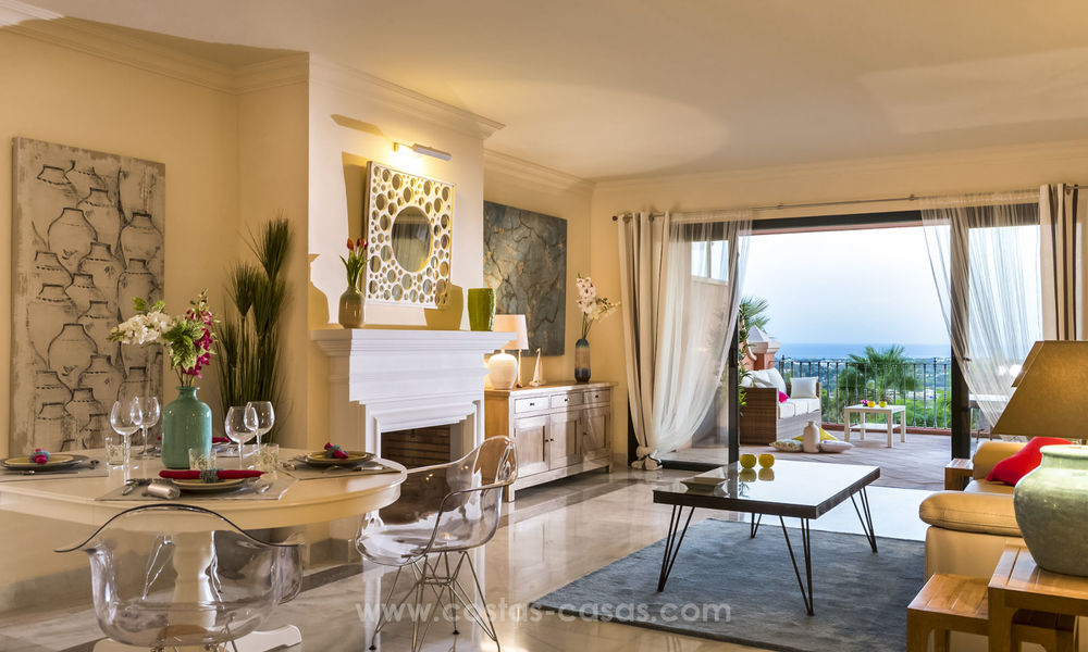 Appartements de luxe à vendre à Benahavis - Marbella avec belles vues dur mer. Offre spéciale! DERNIER APPARTEMENT 5064