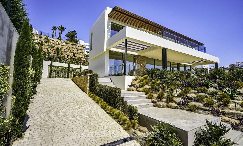 Villa de luxe moderne et contemporaine avec vue sur la mer à vendre, prêt à emménager, Benahavis, Marbella 15068