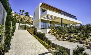 Villa de luxe moderne et contemporaine avec vue sur la mer à vendre, prêt à emménager, Benahavis, Marbella 15068 
