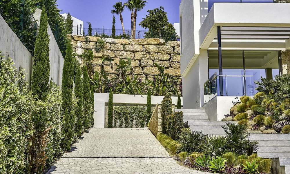 Villa de luxe moderne et contemporaine avec vue sur la mer à vendre, prêt à emménager, Benahavis, Marbella 15070