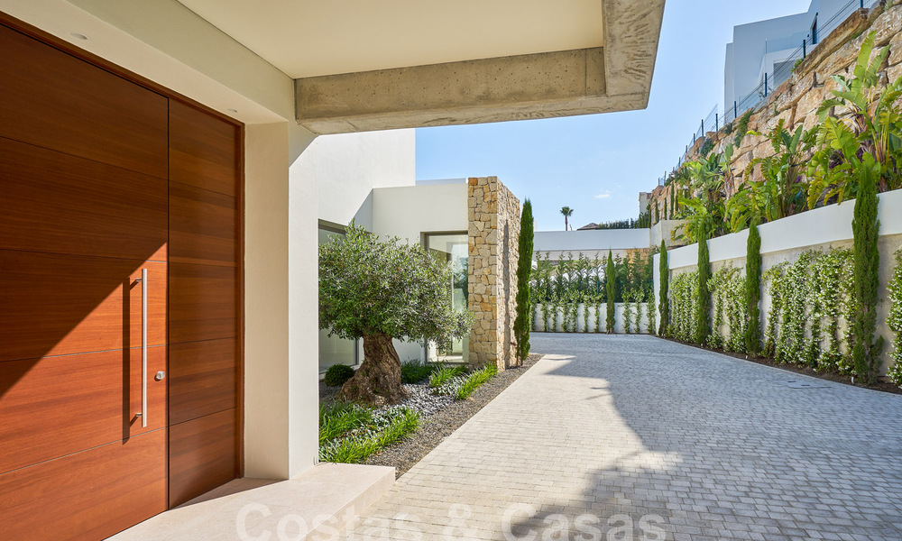 Villa de luxe moderne et contemporaine avec vue sur la mer à vendre, prêt à emménager, Benahavis, Marbella 58502