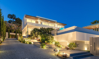 Villa de luxe moderne et contemporaine avec vue sur la mer à vendre, prêt à emménager, Benahavis, Marbella 58519 