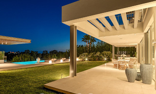 Villa de luxe moderne et contemporaine avec vue sur la mer à vendre, prêt à emménager, Benahavis, Marbella 58520 