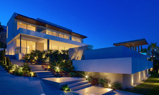 Villa de luxe moderne et contemporaine avec vue sur la mer à vendre, prêt à emménager, Benahavis, Marbella 58531 