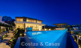 Villa de luxe moderne et contemporaine avec vue sur la mer à vendre, prêt à emménager, Benahavis, Marbella 58532 