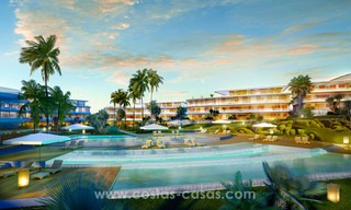 Appartements modernes de luxe en première ligne de plage à vendre à Estepona, Costa del Sol. Prêt à emménager 3824 