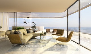 Appartements modernes de luxe en première ligne de plage à vendre à Estepona, Costa del Sol. Prêt à emménager 3827 