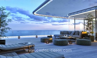 Appartements modernes de luxe en première ligne de plage à vendre à Estepona, Costa del Sol. Prêt à emménager 3830 