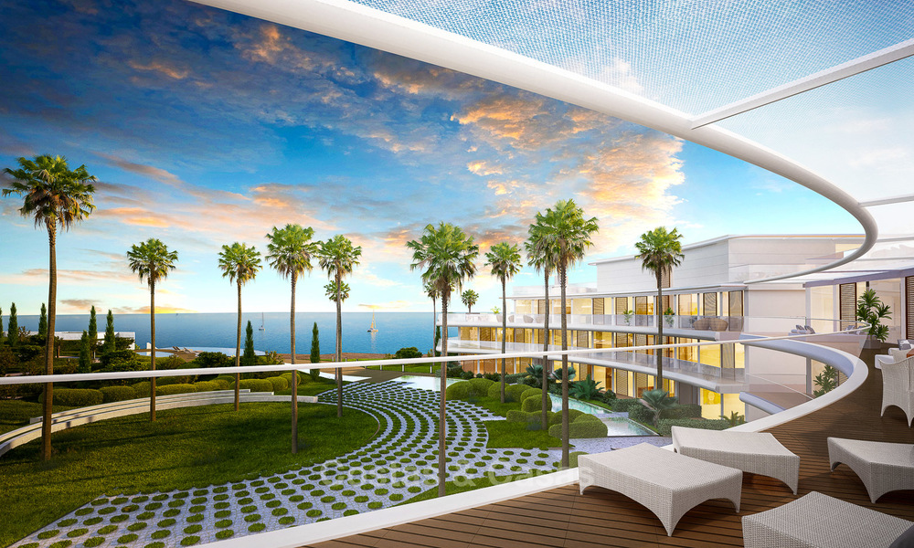 Appartements modernes de luxe en première ligne de plage à vendre à Estepona, Costa del Sol. Prêt à emménager 3839