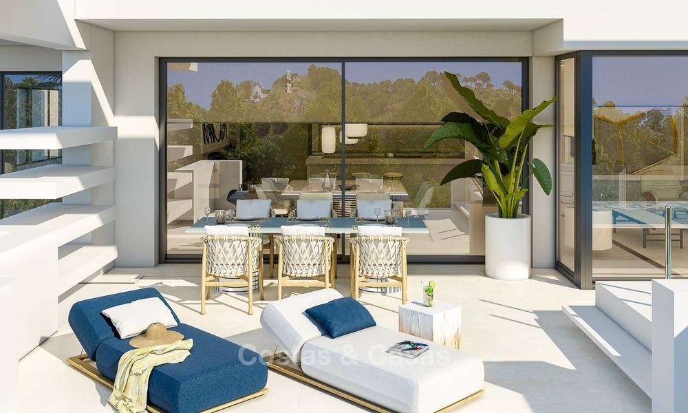 Nouveau développement prestigieux à vendre avec des appartements et des penthouses sur le Golden Mile, Marbella 1100
