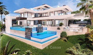 Villa Luxueuse et Moderne avec vue Mer et Golf à vendre à Benahavis, Marbella 1129 