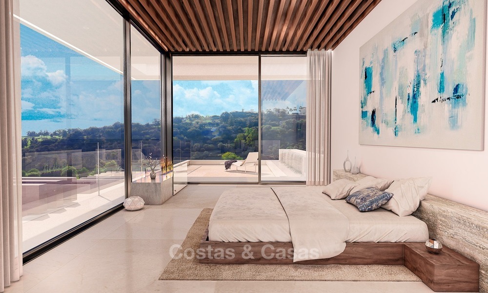 Villa Luxueuse et Moderne avec vue Mer et Golf à vendre à Benahavis, Marbella 1132