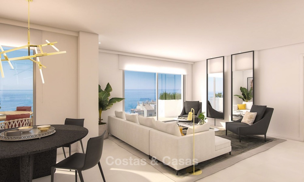 Appartements Modernes à vendre avec Vue Mer, situé à 100 mètres de la Plage de Benalmádena, Costa del Sol. 1287