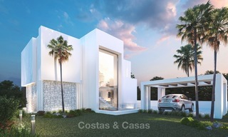 Nouvelle Construction, un Développement de Villas Contemporaines avec vue Mer à vendre, à Mijas, Costa del Sol 1310 