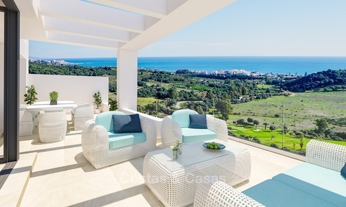 Nouveaux Appartements Modernes á vendre avec Vue Golf et Mer à Estepona, Costa del Sol 1764