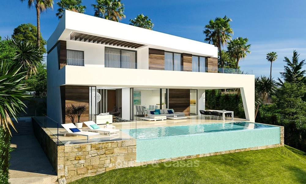 Résidence Sécurisée avec 25 Villas Modernes à vendre à côté d’un Complexe de Golf sur le New Golden Mile, Marbella - Estepona 1793