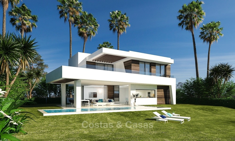 Résidence Sécurisée avec 25 Villas Modernes à vendre à côté d’un Complexe de Golf sur le New Golden Mile, Marbella - Estepona 1805