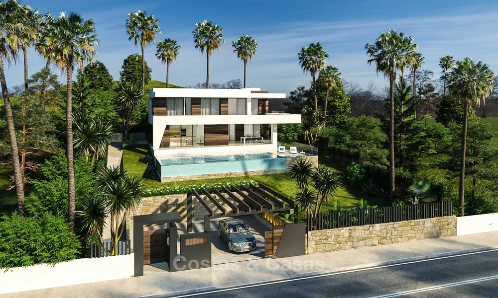 Résidence Sécurisée avec 25 Villas Modernes à vendre à côté d’un Complexe de Golf sur le New Golden Mile, Marbella - Estepona 1809