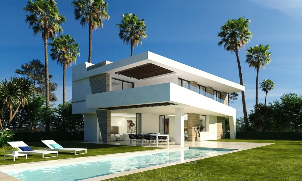 Résidence Sécurisée avec 25 Villas Modernes à vendre à côté d’un Complexe de Golf sur le New Golden Mile, Marbella - Estepona 1802