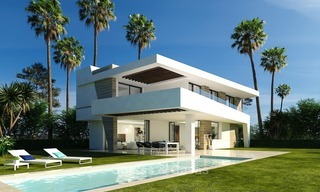 Résidence Sécurisée avec 25 Villas Modernes à vendre à côté d’un Complexe de Golf sur le New Golden Mile, Marbella - Estepona 1802 