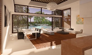 Nouvelle Villa Moderne de style Thaïlandais avec Vue Mer à vendre sur le New Golden Mile, Estepona - Marbella 2044 