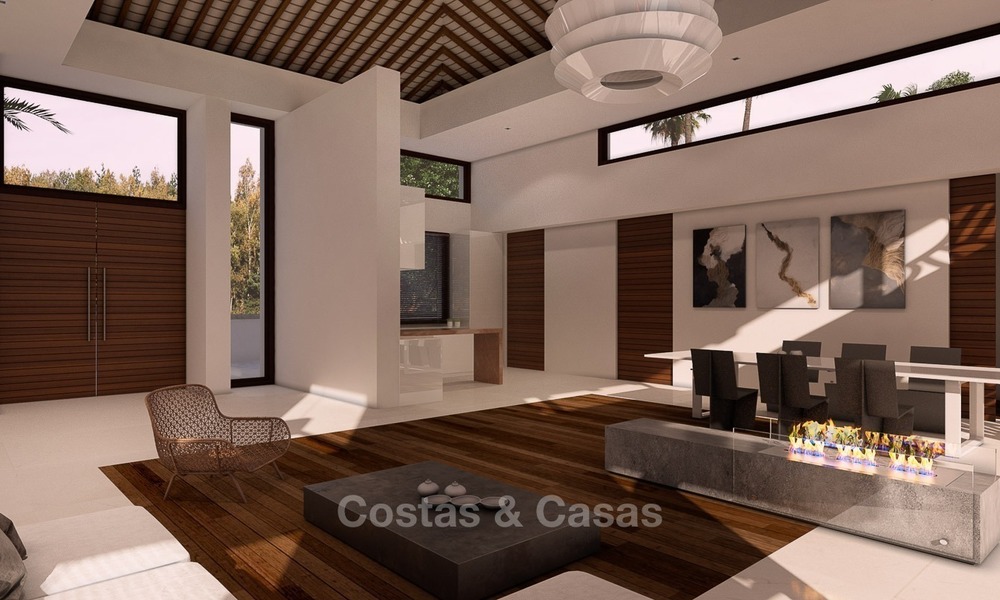 Nouvelle Villa Moderne de style Thaïlandais avec Vue Mer à vendre sur le New Golden Mile, Estepona - Marbella 2047