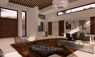 Nouvelle Villa Moderne de style Thaïlandais avec Vue Mer à vendre sur le New Golden Mile, Estepona - Marbella 2047 