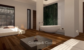 Nouvelle Villa Moderne de style Thaïlandais avec Vue Mer à vendre sur le New Golden Mile, Estepona - Marbella 2048 