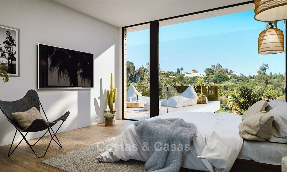 Villas contemporaines à vendre dans un Nouveau Projet, directement sur le Golf à Estepona - Marbella 2053