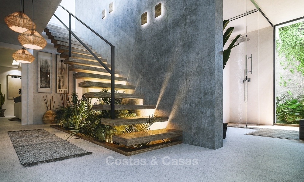 Villas contemporaines à vendre dans un Nouveau Projet, directement sur le Golf à Estepona - Marbella 2055