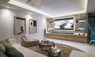 Villas contemporaines à vendre dans un Nouveau Projet, directement sur le Golf à Estepona - Marbella 2058 