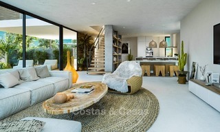 Villas contemporaines à vendre dans un Nouveau Projet, directement sur le Golf à Estepona - Marbella 2059 