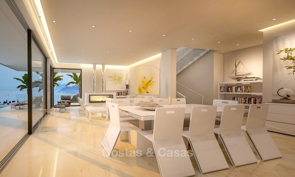Villa moderne de design contemporain à vendre, située sur la deuxième ligne de la plage, à Estepona, Costa del Sol 2074