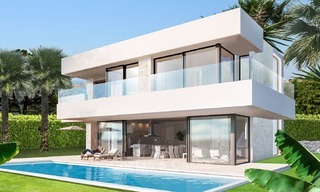 Villa moderne de design contemporain à vendre, située sur la deuxième ligne de la plage, à Estepona, Costa del Sol 2075 