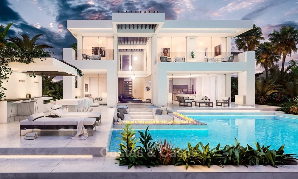 Deux villas de design modernes et contemporaines à vendre à Mijas - Costa del Sol 2076