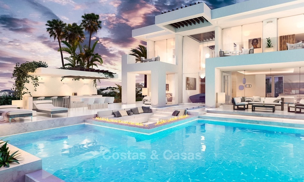 Villas modernes sur mesure, de design contemporain à vendre à Marbella, Benahavis, Estepona, Mijas et sur toute la Costa del Sol 2094