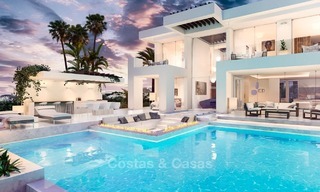Villas modernes sur mesure, de design contemporain à vendre à Marbella, Benahavis, Estepona, Mijas et sur toute la Costa del Sol 2094 