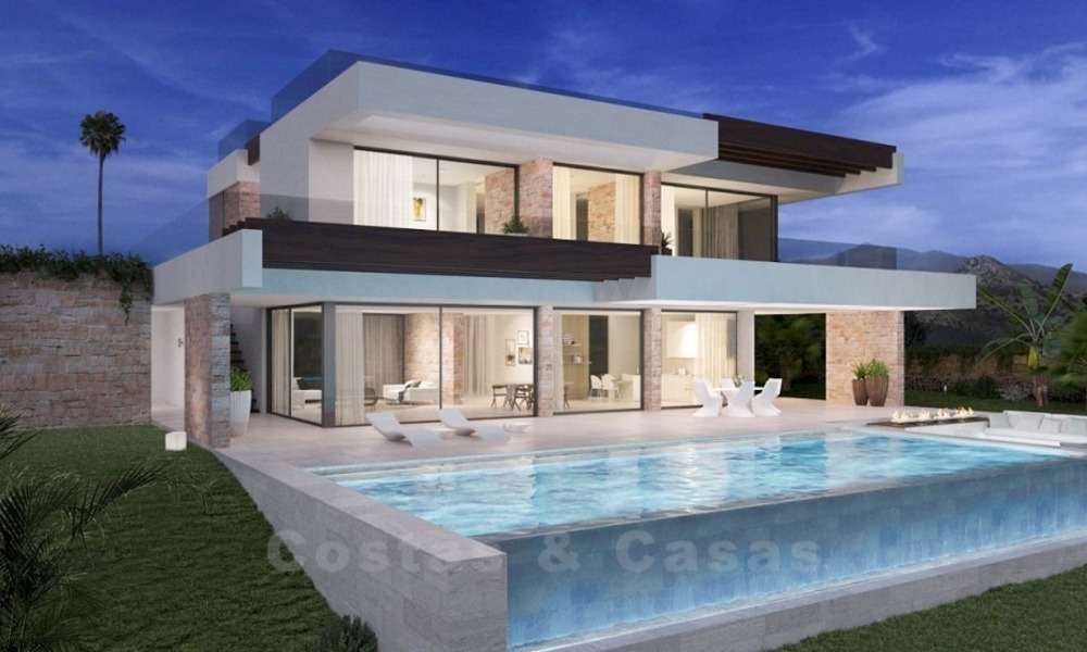 Villas modernes sur mesure, de design contemporain à vendre à Marbella, Benahavis, Estepona, Mijas et sur toute la Costa del Sol 2398