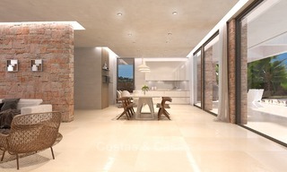 Villa moderne avec design contemporaine à vendre avec vue mer à Benalmadena sur la Costa del Sol 2104 
