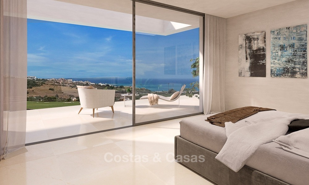 Villa moderne avec design contemporaine à vendre avec vue mer à Benalmadena sur la Costa del Sol 2105