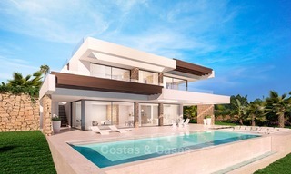Villa moderne avec design contemporaine à vendre avec vue mer à Benalmadena sur la Costa del Sol 2106 