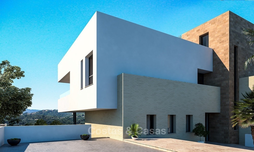 Occasion unique d'acheter une Villa de Luxe, Moderne en Construction avec vue Mer et Golfe, à Benahavis, Marbella 2292