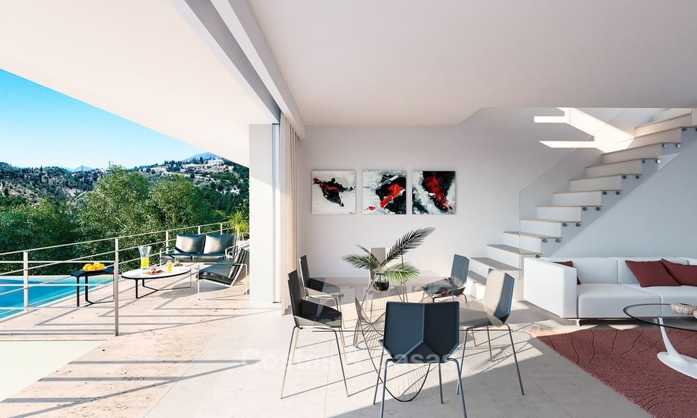 Occasion unique d'acheter une Villa de Luxe, Moderne en Construction avec vue Mer et Golfe, à Benahavis, Marbella 2294