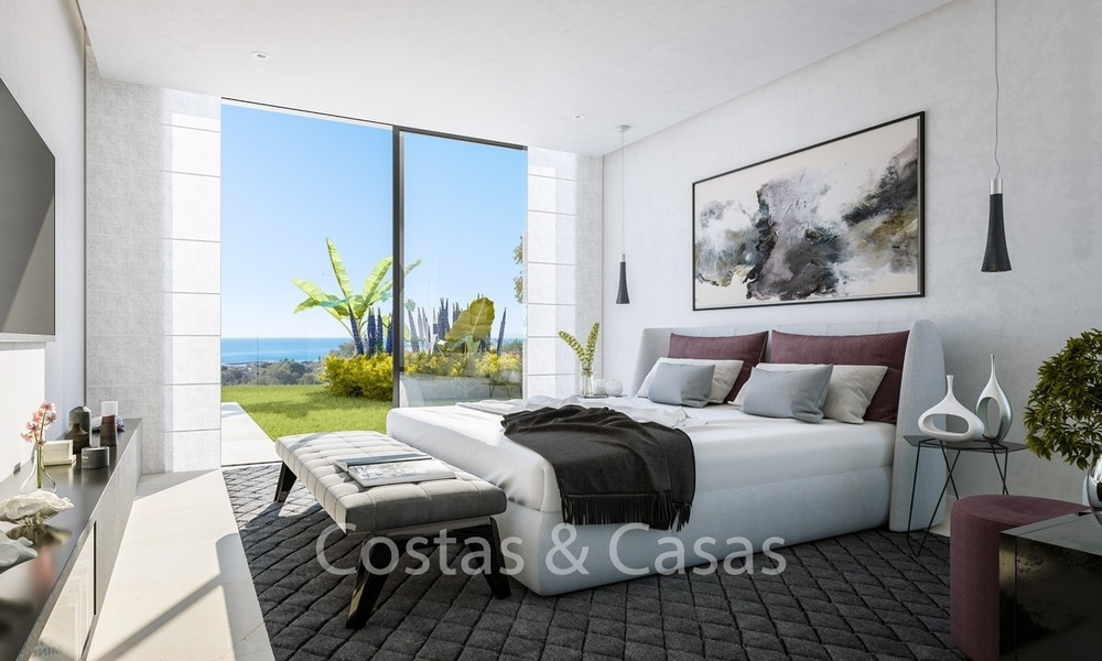 Villas Contemporaines et Modernes avec vue mer à vendre, à distance de marche de la Plage et de la Marina - Marbella Est - Mijas 2808