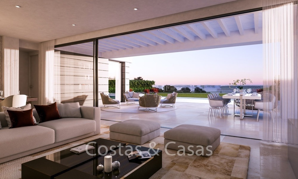 Villas Contemporaines et Modernes avec vue mer à vendre, à distance de marche de la Plage et de la Marina - Marbella Est - Mijas 2811