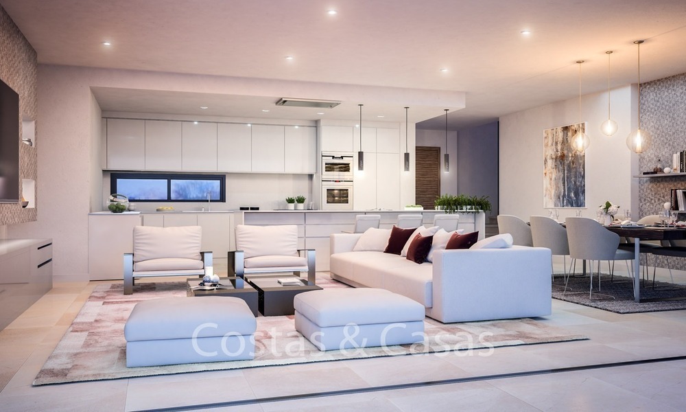 Villas Contemporaines et Modernes avec vue mer à vendre, à distance de marche de la Plage et de la Marina - Marbella Est - Mijas 2812