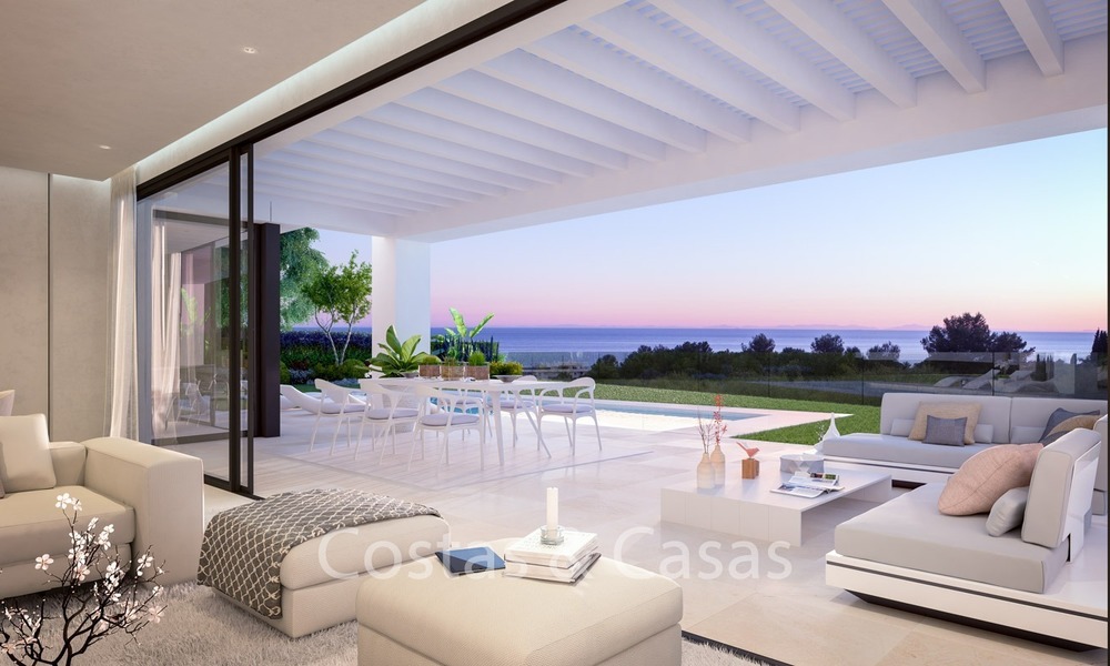 Villas Contemporaines et Modernes avec vue mer à vendre, à distance de marche de la Plage et de la Marina - Marbella Est - Mijas 2813