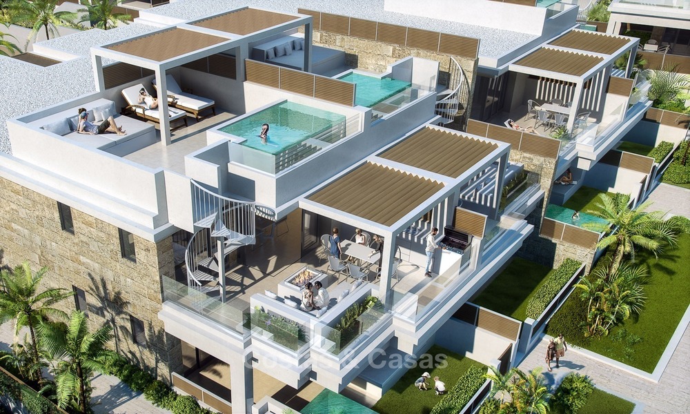 Nouveaux appartements modernes de luxe avec piscine privée à vendre à Mijas, Costa del Sol 2788